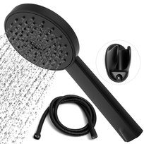 Yoka Home BOSS zestaw prysznicowy czarny – słuchawka z wężem 150 cm