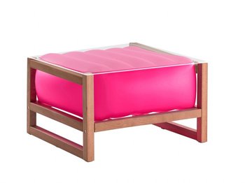 Yoko Coffee Table Eko With Lighting Wood Frame Pink - Mojow