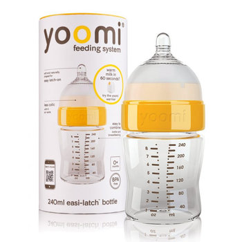 Yoomi, Butelka antykolkowa ze smoczkiem, 240 ml - Yoomi