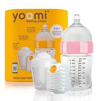 Yoomi, Butelka z kapsułą i podgrzewaczem, 240 ml