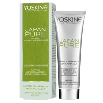 Yoskine, Japan Pure, Mikrodermabrazja peeling szafirowy, 75 ml - Yoskine