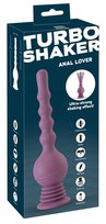 You2Toys Turbo Shaker Anal Lover silikonowy, z funkcją wibracji, czarny You2Toys