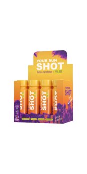 Your Sun, Shot Vit. D3, Karotenowy multidrink, 96x80ml - Soleo