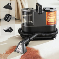 Yulinland®1700W Odkurzacz do tapicerki z funkcją samoczyszczenia, ssanie 14 kPa, idealny na włosy zwierząt, odkurzacz do dywanów, materaców i samochodów, podwójny zbiornik Yulinland
