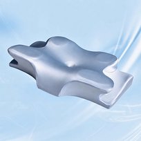 Yulinland®Chłodząca Poduszka Szyjna na Bóle Szyi, Ortopedyczna Ergonomiczna Poduszka z Pianki Memory Foam, Chłodna Poduszka z Ice Silk do Spania na Boku, Plecach i Brzuchu