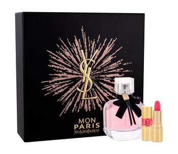 Yves Saint Laurent, Mon Paris, woda perfumowana, 50 ml + pomadka - Yves Saint Laurent