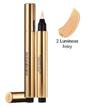 Yves Saint Laurent, Touche Eclat, korektor rozświetlający 2 Luminous Ivory, 2,5 ml - Yves Saint Laurent