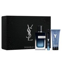 Yves Saint Laurent, Y Pour Homme zestaw woda perfumowana spray 100ml + woda perfumowana spray 10ml + żel pod prysznic 50ml
