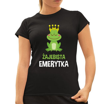 Ż ajebista emerytka - damska koszulka na prezent - Koszulkowy