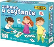 Zabawa w czytanie, gra edukacyjna, Adamigo - Adamigo