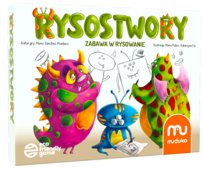 Zabawa w rysowamie Muduko RYSOSTWORY, gra planszowa