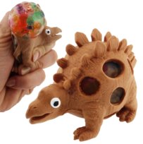 Zabawka Antystresowa Sensoryczna Gniotek Dinozaur Żelowy Z Kulkami