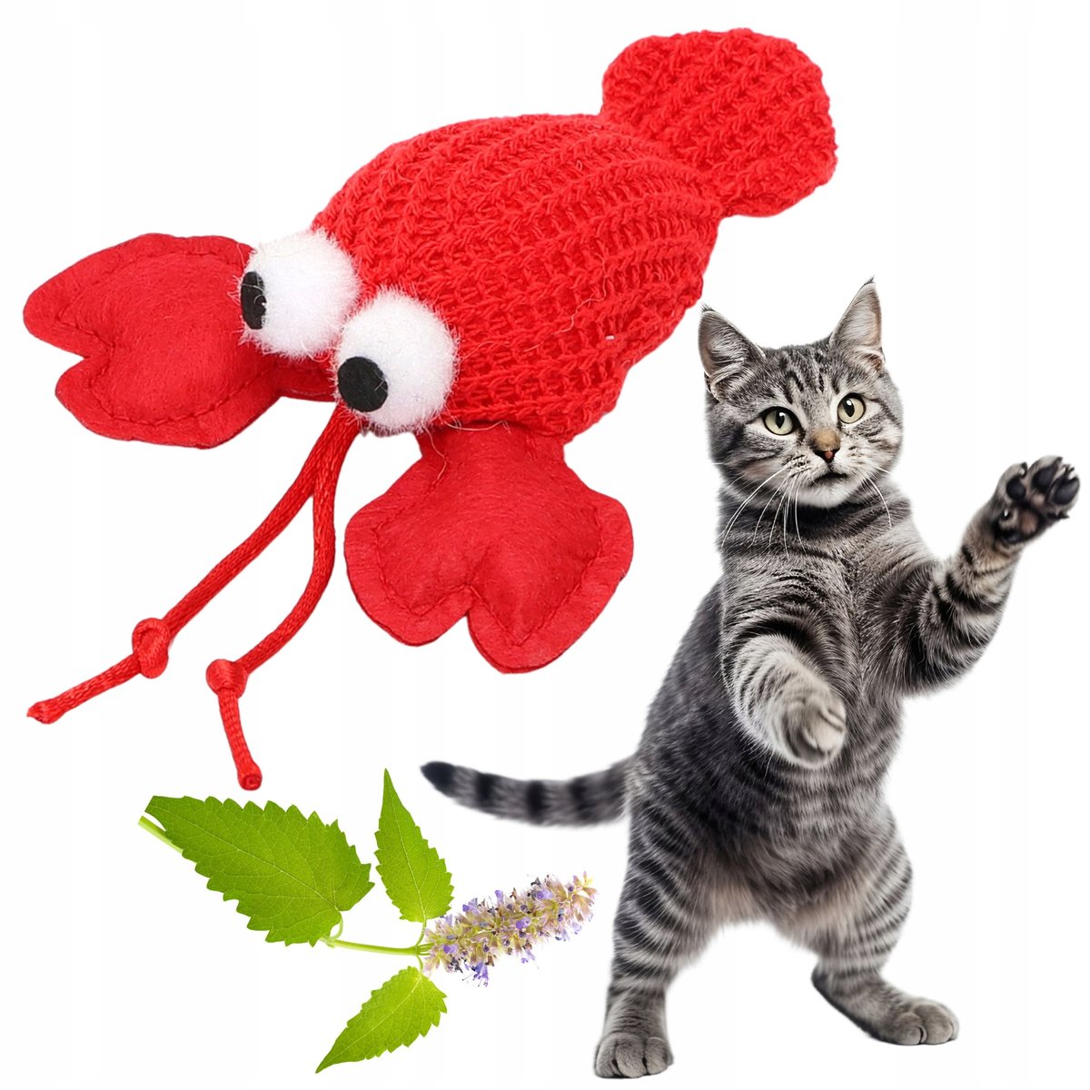 Фото - Іграшка для кішки Zabawka dla kota HOMAR Z KOCIMIĘTKĄ przyciągający kociaki atrakcyjny