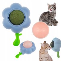 Zabawka dla kota interaktywna KOCIMIĘTKA obrotowa w KULCE z miętą