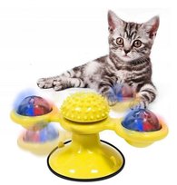 Zabawka Dla Kota Z Drapakiem (Żółta) Perfectlife