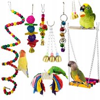 Zabawka Dla Papug Ptaków Huśtawka Do Wspinaczki