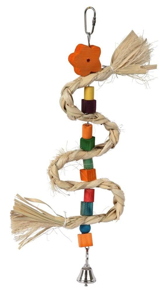 KERBL Kerbl Zabawka Dla Ptaków Ze Sznurkiem, 36 X 14 Cm,