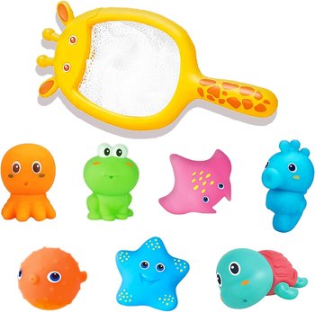 Zabawka do kąpieli dla niemowląt 8 sztuk Pływające Dzień dziecka - NIKCORP