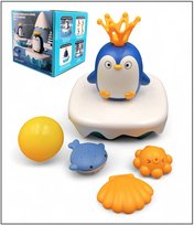 Zabawka Do Kąpieli Fontanna Wodna Zabawka Do Wanny Dla Dziecka Pingwinek