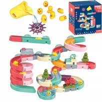 Zabawka do kąpieli tor zjeżdżalnia kaczka dla dzieci łazienka