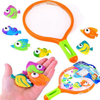 Zabawka Do Wanny Łowienie Rybek Siatka Rybki Zestaw Do Kąpieli Dla Dzieci