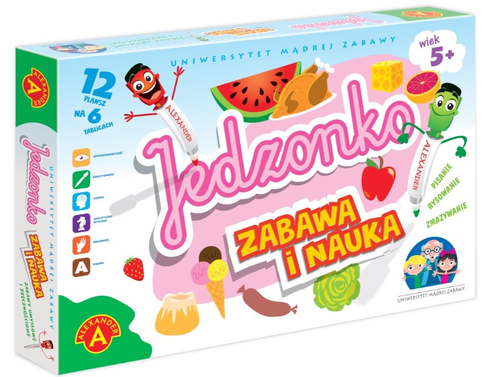 Zabawka edukacyjna Uniwersytet mądrej zabawy jedzonko, gra zręcznościowa, Alexander