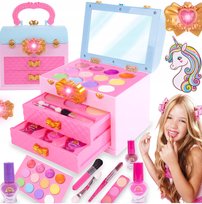 Zabawka Składany Kuferek Walizka Na Kosmetyki Makijaz Cienie Zestaw Makeup