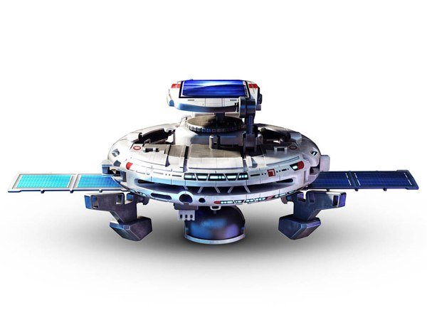 Zdjęcia - Gra planszowa Zabawka Solarna Edukacyjny Solarny Robot Astronauta Statek Samolot 6W1