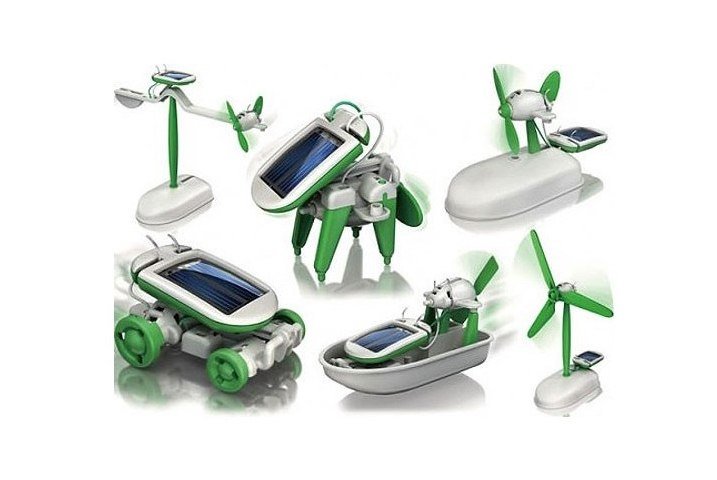 Zdjęcia - Gra planszowa Zabawka Solarna Roboty 6W1 Edukacyjny Zestaw