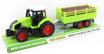 Zabawka traktor z przyczepą przewozi drewno 2025 - BIGTOYS