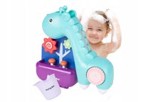 Zabawka wodna Żyrafa fontanna kąpielowa i gra w łowienie zwierząt niebieski