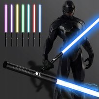 ZABAWKOWY MIECZ ŚWIETLNY ŚWIECĄCY DŹWIĘK STAR WARS RGB 11 KOL