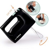 Zabawkowy Mikser ręczny czarny mini Tefal dla dzieci 3+ Smoby