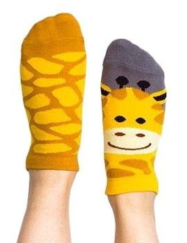 Zabawne Stopki Z Żyrafą - Gigi Giraffe Kids - 23-26 - Nanushki