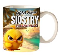 ZABAWNY KUBEK DLA SIOSTRY NA PREZENT