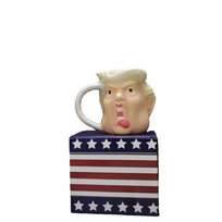 Zabawny Kubek Do Kawy Donald Trump Śmieszny Gadżet Prezent 3D