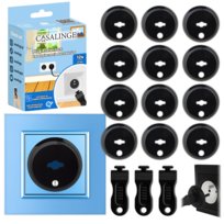 Zabezpieczenia Do Gniazdek Kontaktów Zaślepki 12+3 Klucze Zatyczki z Bolcem Osłona Gniazdek