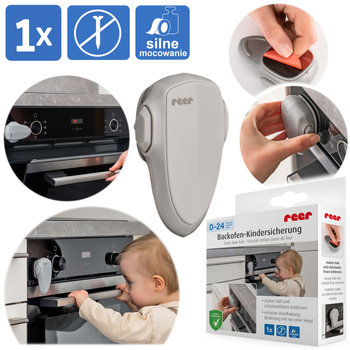 Zabezpieczenie blokada drzwi piekarnika samoprzylepne taśma 3M REER - Reer