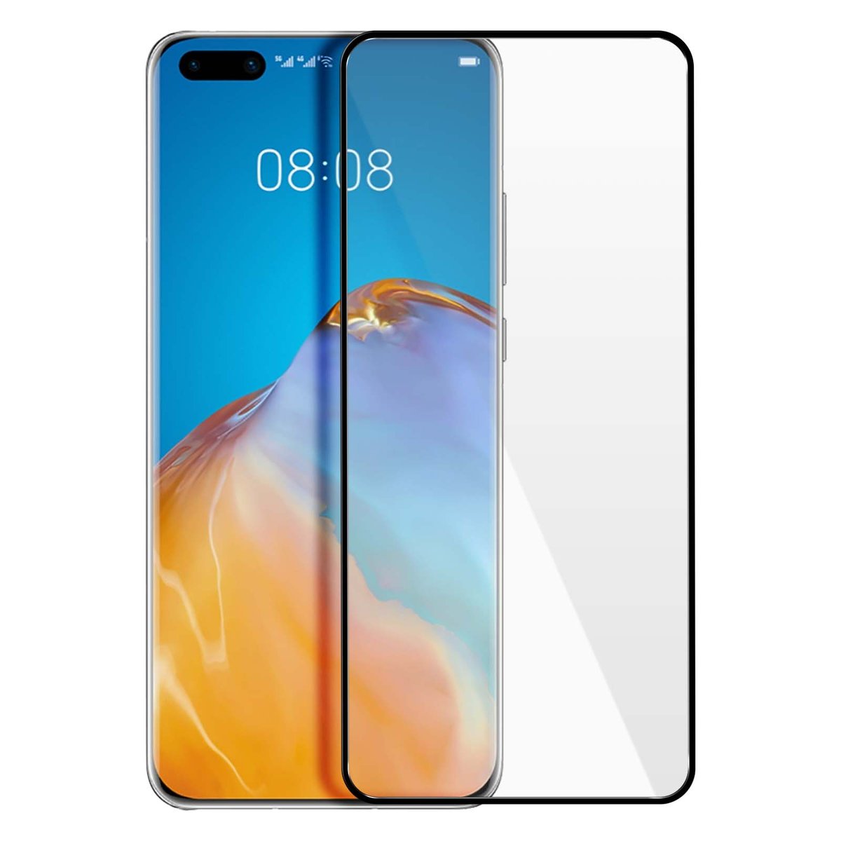Zabezpieczenie ekranu ze szkła hartowanego do Huawei P40 Fazowane ...