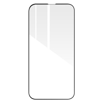 Zabezpieczenie ekranu ze szkła hartowanego do iPhone'a 13 Mini Fazowane czarne krawędzie - Avizar