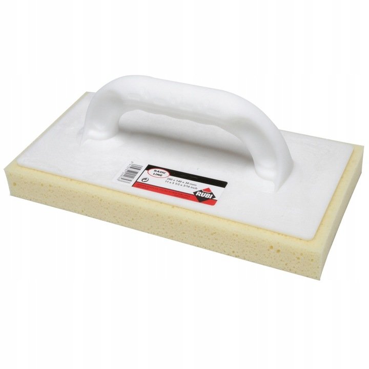 Zacieraczka z gąbką RUBI Plus, 28x14x3 cm