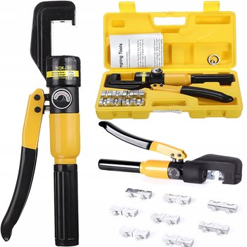 ZACISKARKA HYDRAULICZNA PRASKA DO KABLI PRZEWODÓW MATRYCE 4-70 MM - inna (Inny)