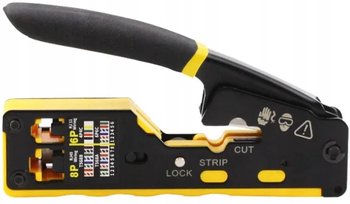 Zaciskarka narzędzie do zaciskania kabli sieciowych RJ45 ściągacz izolacji - Electronica4u
