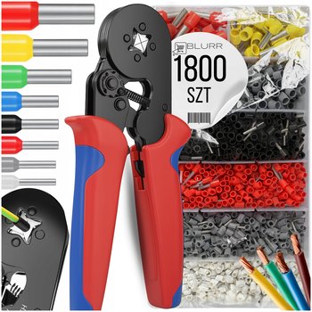 ZACISKARKA PRASKA 1800 TULEJEK KONEKTORÓW KOŃCÓWEK KABLI PRZEWODÓW ZESTAW - inna (Inny)