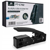 Zaciskarka RJ45 Przelotowa Złącz Wtyków RJ-45 Sieciowych Stripper RJ12 RJ11 Spacetronik