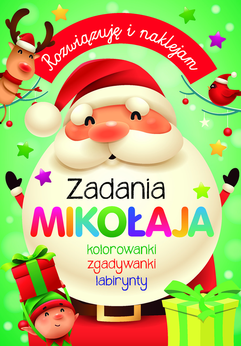 Zadania Mikoaja. Rozwizuj i naklejam - Szymanek Barbara | Ksika w ...
