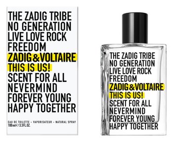 Zadig & Voltaire, This Is Us!, woda toaletowa, 100 ml - Zadig & Voltaire