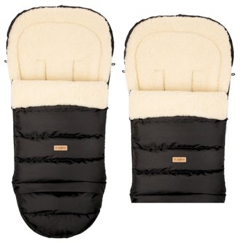 Zaffiro, Śpiwór do wózka, iGrow 2.0, Wełna, Czarny - Zaffiro