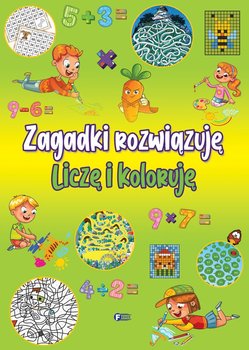 Zagadki rozwiązuję. Liczę i koloruję - Opracowanie zbiorowe