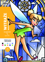 Zagadkowe rysunki. Art therapy. Kolorowanka antystresowa. Witraże. Magia kolorów. Disney